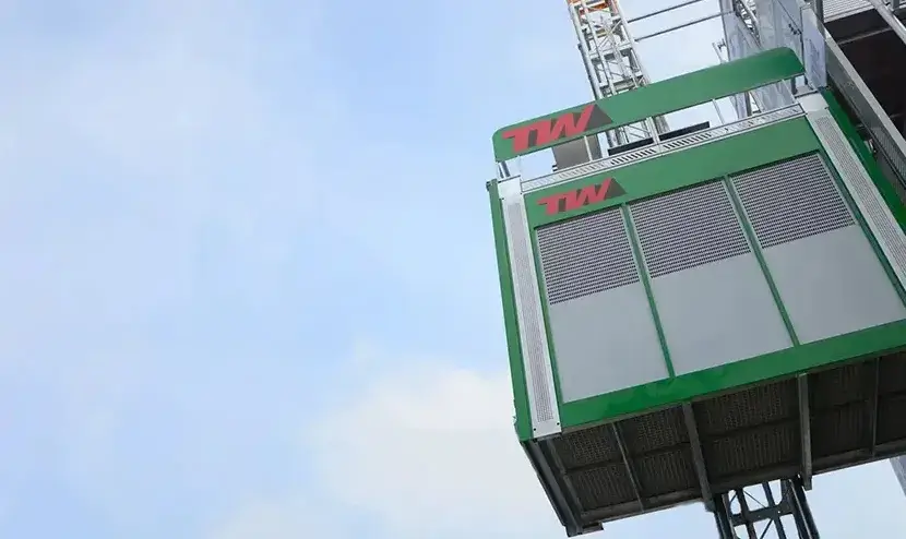 Passenger hoist project background image