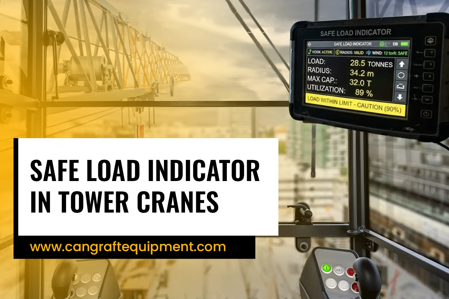 Safe Load Indicator system in tower cranes for safety compliance