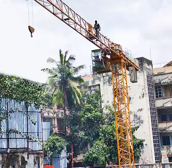 Alpha SGT 4510 tower crane for efficient site lifting work