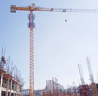 Alpha SGT 6008 tower crane for material lifting operations
