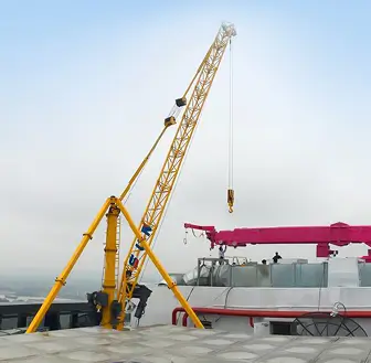 QTDC3023 10T derrick crane for heavy lifting applications