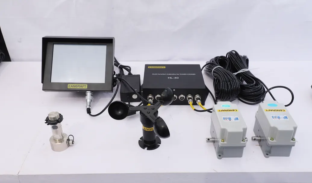 Advanced SLI safety load indicator system for tower cranes