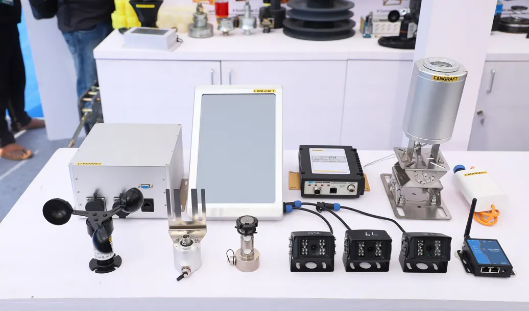 Integrated VMS ACD SLI safety system for tower cranes