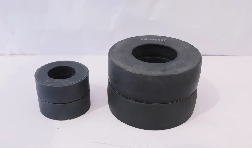 Top and side trolley rollers for smooth crane trolley movement