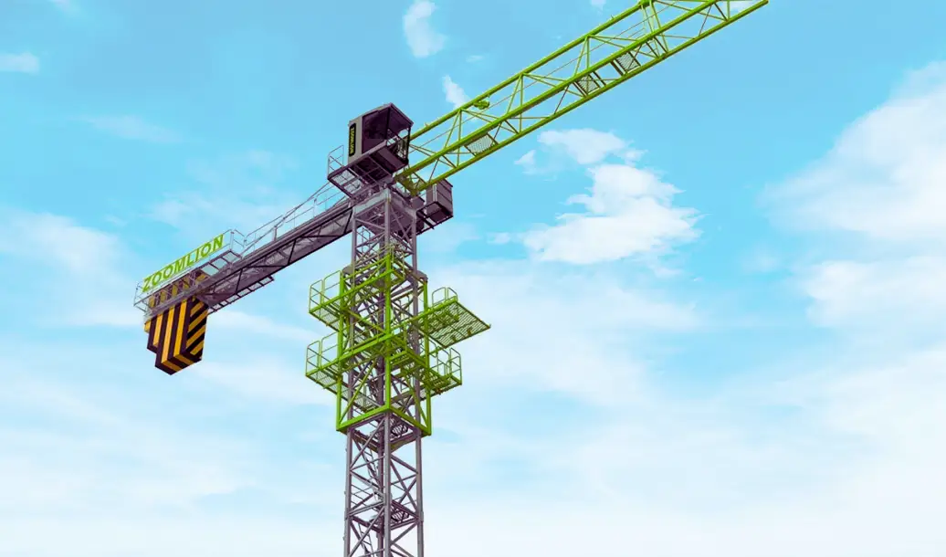 Zoomlion WA6010-6A used crane Zoomlion WA6010-6A used tower crane